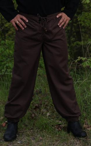 LEONARDO CARBONE Mittelalterhose mit Schn�rung - Farbe: gr�n - Gr��e: XXXL