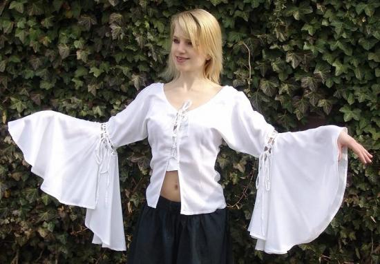 LEONARDO CARBONE Bluse Carmen - Gr��e: XL - Farbe: wei�