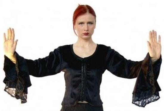 LEONARDO CARBONE Samtbluse - Farbe: schwarz - Gr��e: XXXL