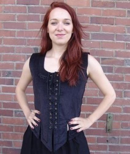 LEONARDO CARBONE Miederjacke �rmellos - Farbe: weinrot - Gr��e: L