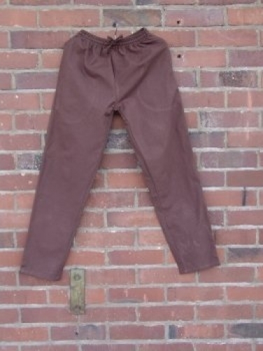 LEONARDO CARBONE Mittelalter-Hose mit Gummizug - Gr��e: M - Farbe: dunkelbraun