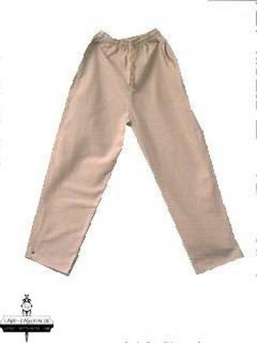 LEONARDO CARBONE Mittelalter-Hose mit Gummizug - Gr��e: S - Farbe: natur