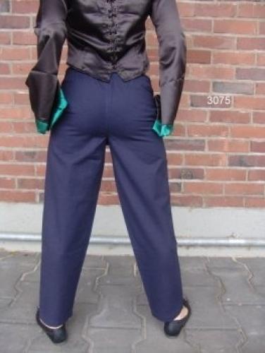 LEONARDO CARBONE Mittelalter-Hose mit Gummizug - Farbe: dunkelblau - Gr��e: S