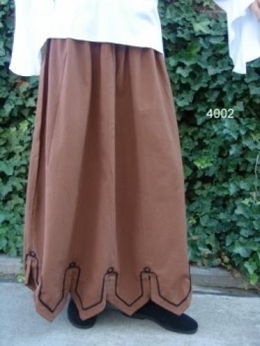 LEONARDO CARBONE Mittelalterrock - Gr��e: S/M - Farbe: dunkelbraun