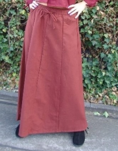 LEONARDO CARBONE Mittelalterlicher Rock - Gr��e: S/M - Farbe: weinrot