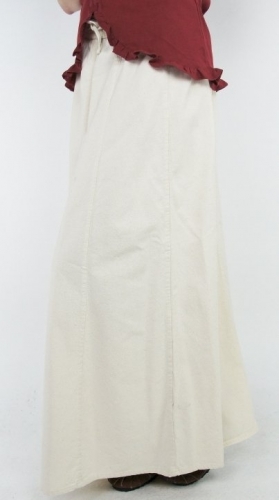 LEONARDO CARBONE Mittelalterlicher Rock - Gr��e: S/M - Farbe: natur