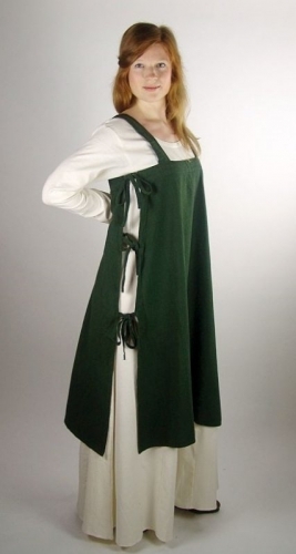 LEONARDO CARBONE �berkleid mit seitlicher Schn�rung - Farbe: gr�n - Gr��e: L/XL