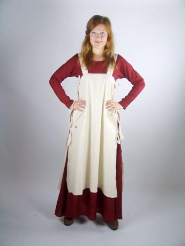 LEONARDO CARBONE �berkleid mit seitlicher Schn�rung - Gr��e: S/M - Farbe: natur