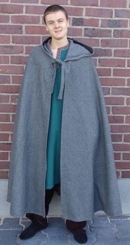 LEONARDO CARBONE Umhang aus Wolle - Gr��e: Einheitsgr��e - Farbe: hellgrau