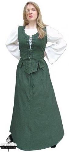 LEONARDO CARBONE Miederweste Baumwolle - Farbe: gr�n - Gr��e: S