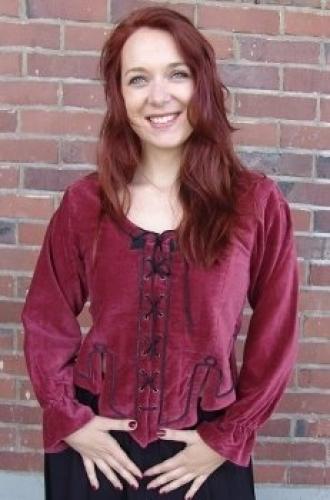 LEONARDO CARBONE Miederjacke mit �rmel - Farbe: weinrot - Gr��e: L/XL