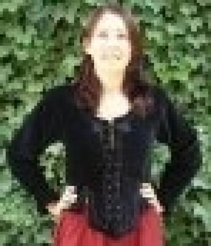 LEONARDO CARBONE Miederjacke mit �rmel - Gr��e: S/M - Farbe: schwarz