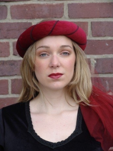 LEONARDO CARBONE Jungfernkranz - Farbe: weinrot - Gr��e: Einheitsgr��e