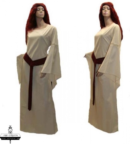 LEONARDO CARBONE Stoffg�rtel mit Stickerei - Gr��e: S/M - Farbe: schwarz