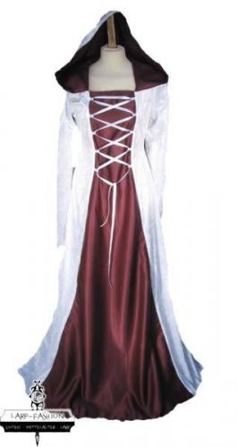 LARP FASHION KLEIDER Mittelalterkleid mit Schleppe - Gre: XXXL