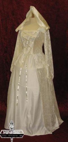 LARP FASHION KLEIDER Mittelalterkleid Hochzeitskleid - Gr��e: M