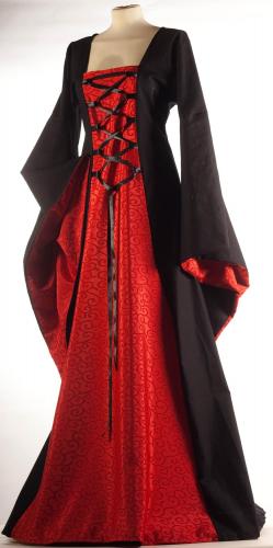 LARP FASHION KLEIDER Mittelalterkleid Baumwolle/Jacquard - Gre: 4XL