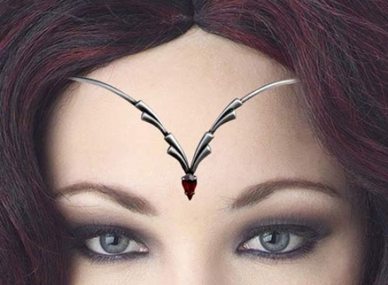 LAZELL HISTORIC Tiara Bogen der Besonnenheit - Farbe: kristall