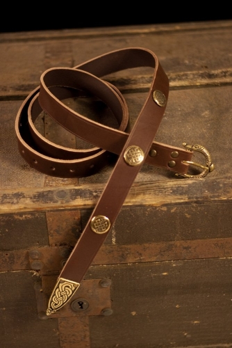 PERA PERIS Mittelalter Langgrtel 3cm - Farbe: schwarz