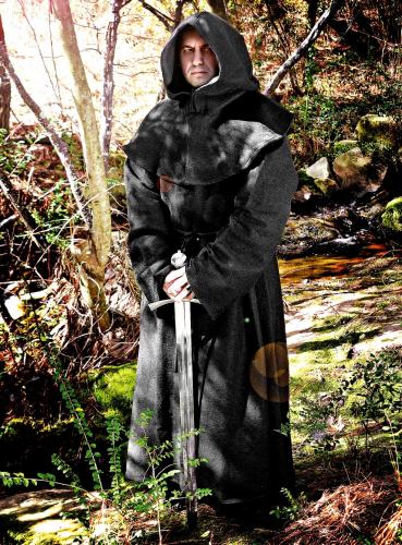 SUPREME REPLICAS M�nchskutte, Kampfm�nch, schwarz - Gr��e: Einheitsgr��e