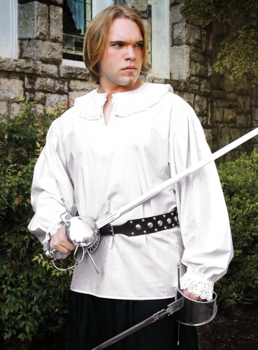 SUPREME REPLICAS Rschenhemd Musketier - Gre: S/M