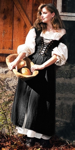 SUPREME REPLICAS Mittelalterkleid Schankmdchen - Gre: L