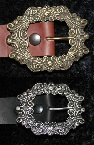 HELMUT EHRHARDT LEDERWARE Grtelschnalle - Farbe: silber