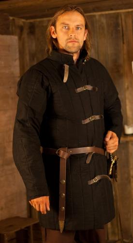 MEDIEVAL MARKET Gambeson lang - Gr��e: L - Farbe: wei�