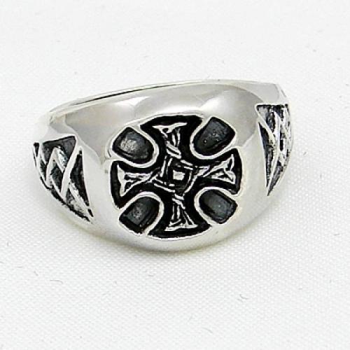 MEGALITH Silberring keltisches Kreuz - Ringgre: 70