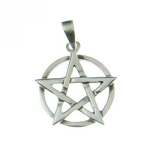 MEGALITH Silberanh�nger Pentagramm