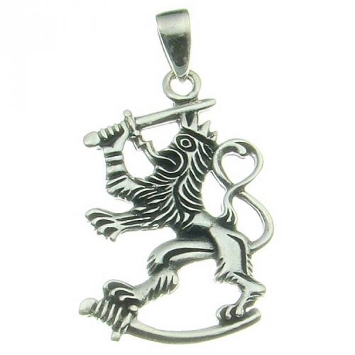 MEGALITH Silberanh�nger L�we massiv