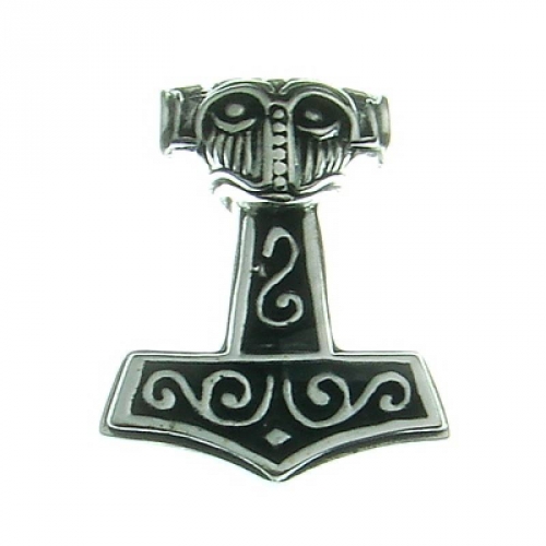MEGALITH Silberanhnger Thorshammer gro