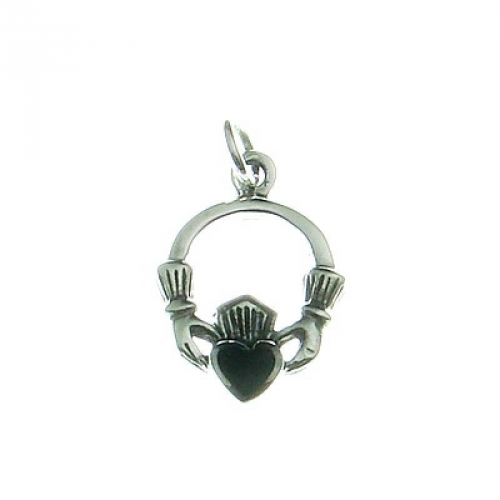 MEGALITH Silberanhnger Claddagh