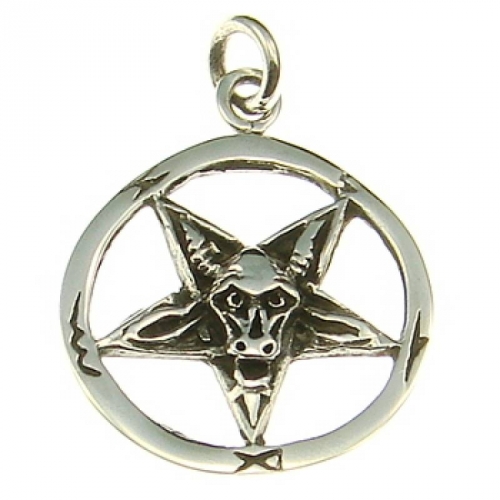 MEGALITH Silberanhnger Baphomet
