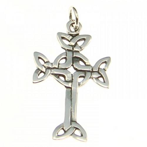 MEGALITH Silberanhnger keltisches Kreuz