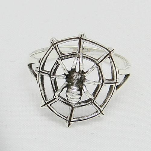 MEGALITH Silberring Spinne - Ringgre: 60