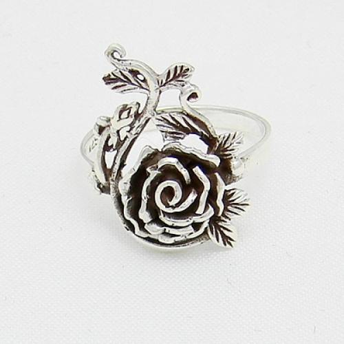MEGALITH Silberring Rose - Ringgre: 70