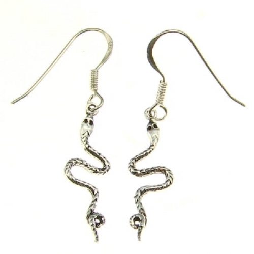 MEGALITH Silber Ohrh�nger Schlangen