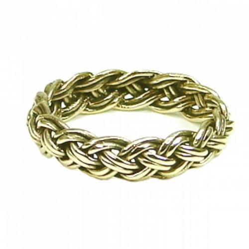 MEGALITH Bronzering geflochten - Ringgr��e: 70