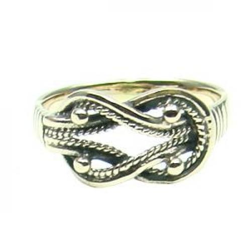 MEGALITH Bronzering Knoten - Ringgr��e: 70