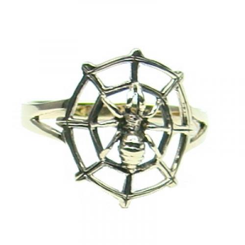 MEGALITH Bronzering Spinne - Ringgr��e: 54