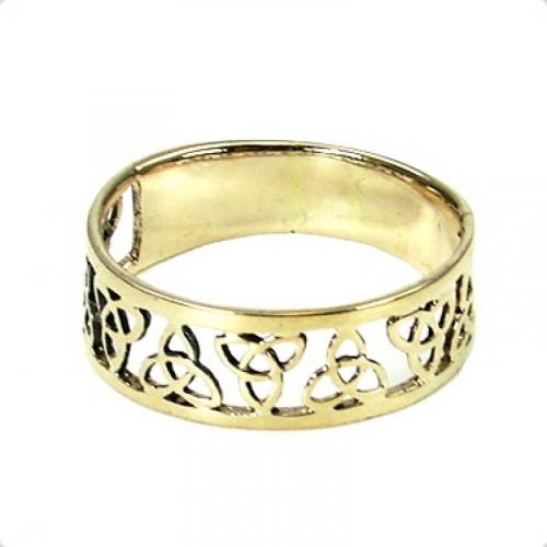 MEGALITH Bronzering Triquettas - Ringgre: 64