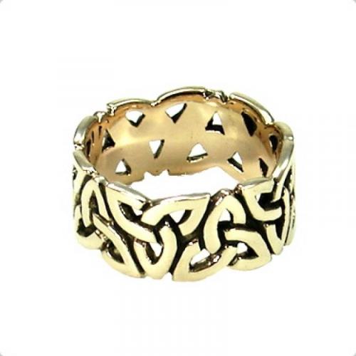 MEGALITH Bronzering Triquetta - Ringgre: 64