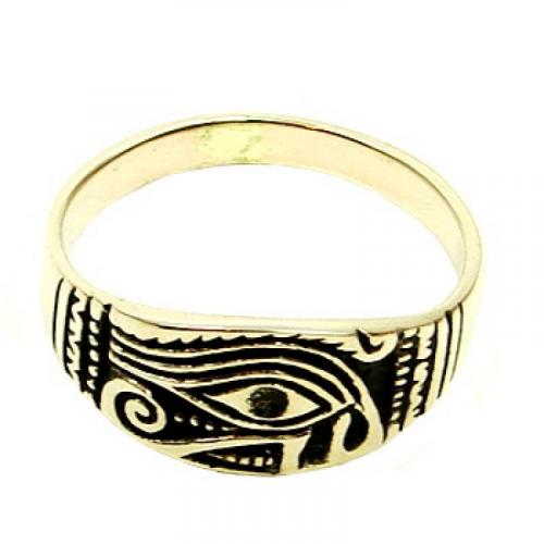 MEGALITH Bronzering Auge des Horus - Ringgr��e: 62
