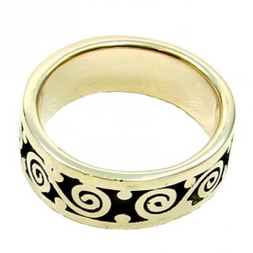MEGALITH Bronzering Spiralen - Ringgre: 66