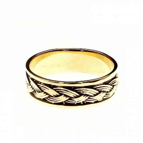 MEGALITH Bronzering Flechtmuster - Ringgre: 60