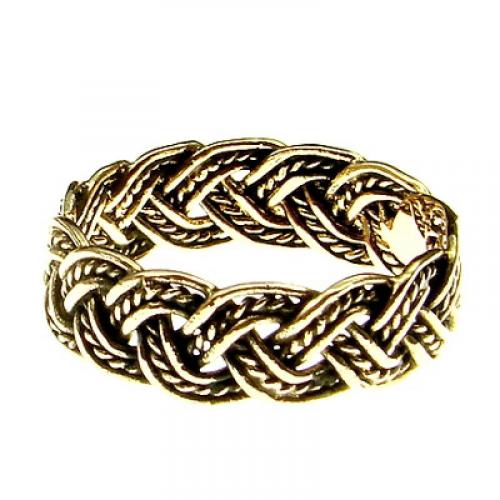 MEGALITH Bronzering geflochten - Ringgr��e: 50