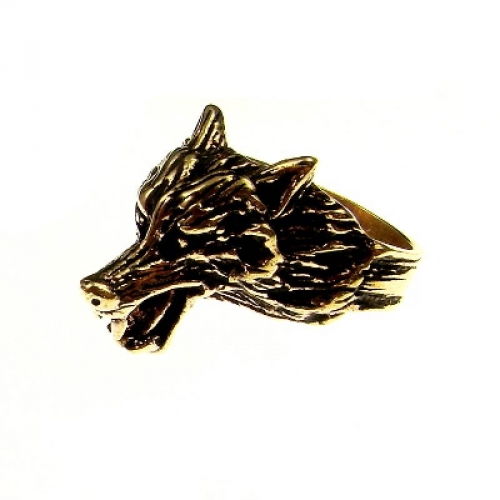 MEGALITH Bronzering Wolf - Ringgre: 54