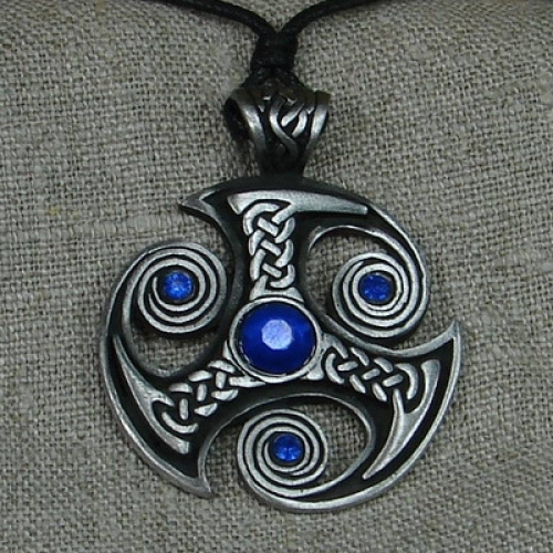 MEGALITH Zinnanhnger Juwelentrefot - Farbe: dunkelblau