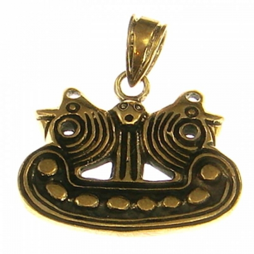 MEGALITH Bronzeanhnger Wikingerschiff